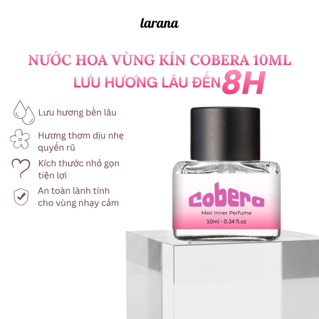 Nước hoa  vùng cá nhân Cobera Inner Perfume bản Meir hương thơm dịu dàng nhẹ nhàng dung tích 10ml