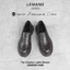 The Chunky Lemans PENNY LOAFER Brown CK06.2 - đế cao 4cm Full cao su nguyên khối Da bò nguyên tấm BH 24T