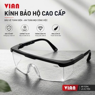 Kính Bảo Hộ VIAN G601/G601AF Chống Đọng Sương, Chống Bụi, Chống Văng Bắn | Tròng Polycarbonate Chịu Va Đập, Đeo Êm