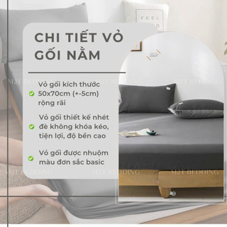 Bộ ga giường và vỏ gối Cotton Tici M2T Bedding - bộ 3 món - đủ kích thước m6/m8/2m2