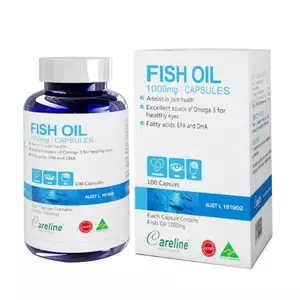 Viên uống dầu cá hồi đại dương Úc Careline Fish Oil 1000mg