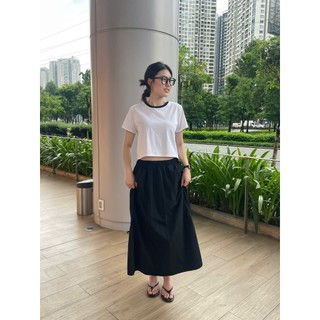 [HOẢ TỐC] Chân Váy Lưng Chun Rút Dây Buộc Nơ | Urban Volume Skirt