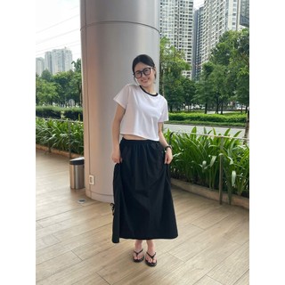 [HOẢ TỐC] Chân Váy Lưng Chun Rút Dây Buộc Nơ | Urban Volume Skirt