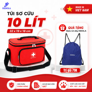 Túi Y Tế 10L, Túi Y Tế Cứu Thương, Túi Sơ Cứu Y Tế HIDOLA Đựng Thuốc Cứu Thương Nhỏ Gọn Tiện Lợi, 9126