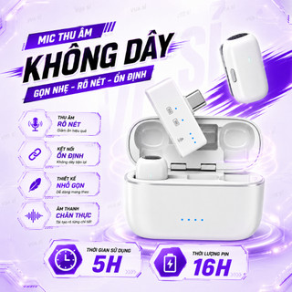 [Tặng Bông Lọc] MIC THU ÂM CÀI ÁO VUASI M19 LỌC ỒN HỖ TRỢ LIVESTREAM QUAY VIDEO MẪU MỚI SIÊU HOT