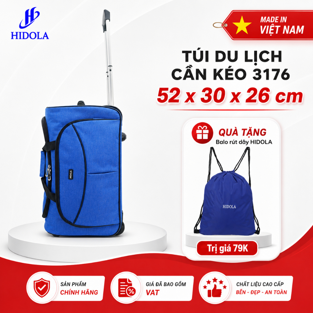 TÚI DU LỊCH CẦN KÉO HIDOLA 3176