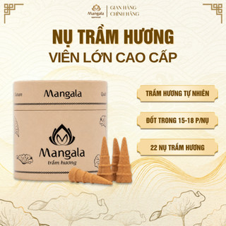 Nụ Trầm Cao Cấp MANGALA Hộp Trắng | Viên Lớn – 22 Viên Hương Thơm Nồng Đậm