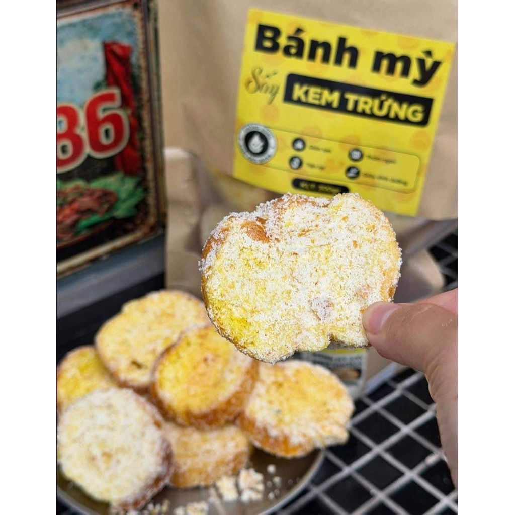 Bánh Mì Sấy Kem Trứng Chabe thơm ngon ròn rụm