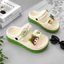 Dép sandal nữ dép bánh mì có quai hậu Sticker Cô Gái dễ thương đế cao 5cm chống trơn trượt D7751