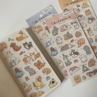 Sticker thú cưng Gaia Animal Diary chất giấy washi
