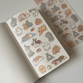 Sticker thú cưng Gaia Animal Diary chất giấy washi