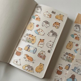 Sticker thú cưng Gaia Animal Diary chất giấy washi
