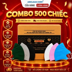 500 chiếc khẩu trang y tế 5D Thịnh Phát 3 lớp kháng khuẩn kháng giọt bắn chống tia UV