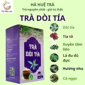 Trà túi lọc Dòi Thân Tím (Cây Bọ Mắm) - 40 túi lọc, tốt cho phổi, giảm ho, đờm