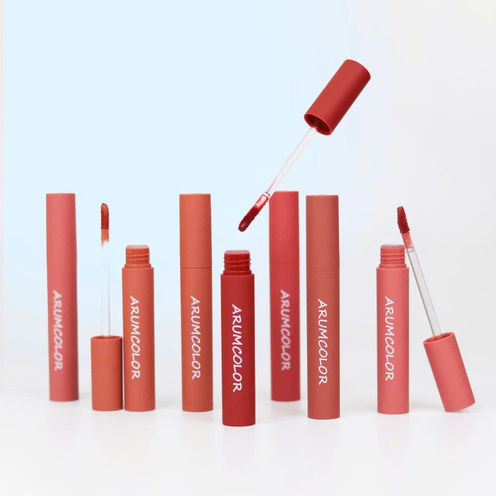 A04_Son Tint Bóng Arumcolor Water Long Lasting Tint Dưỡng Ẩm Mềm Môi 4g