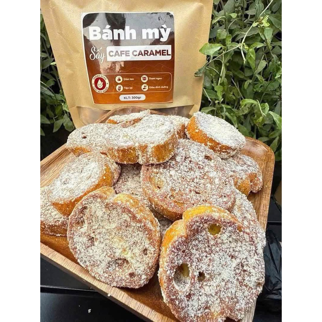 Bánh Mì Sấy Caramel Chabe ròn rụm 300G
