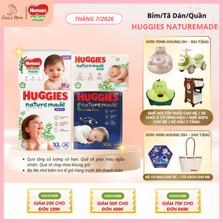 [Siêu Cao Cấp] Tã/Bỉm Dán/Quần Huggies Platium/ Naturemade Mẫu Mới size NB/S/M/L/XL/XXL -Lucie's Mom