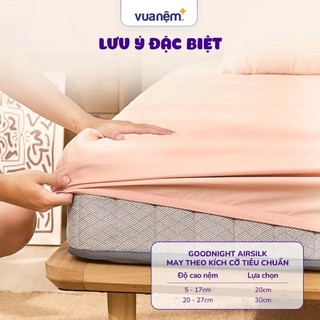 Bộ Ga Giường Tencel Goodnight Airsilk Cho Bé Mùa Hè, Ga Gối Điều Hòa Thoáng Mát An Toàn Mềm Mại