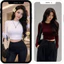 Áo thun nữ tay dài tôn dáng AT-04 chất liệu cotton, Áo phông cổ tròn basic ôm body