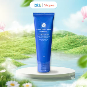 Sữa Rửa Mặt Trắng Da Tenamyd Fresh White Sand I, II, III Tuýp 120g - Sữa Rửa Mặt Làm Sạch Sâu