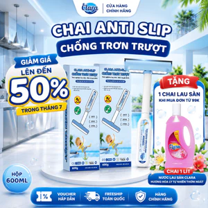 Combo 2 Chai CLARA Anti-Slip Gel 600G ASHB0600 Chống Trơn Trượt Chuyên Dụng Cho Hồ Bơi & Phòng Tắm Hàng Chính Hãng
