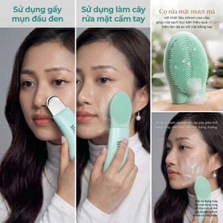 [CAO CẤP] CÂY NẶN MỤN ĐẦU ĐEN BÃ NHỜN & CỌ RỬA MẶT MONO - GIÚP ĐẨY MỤN ĐẦU ĐEN NHẸ NHÀNG KHÔNG ĐAU RÁT