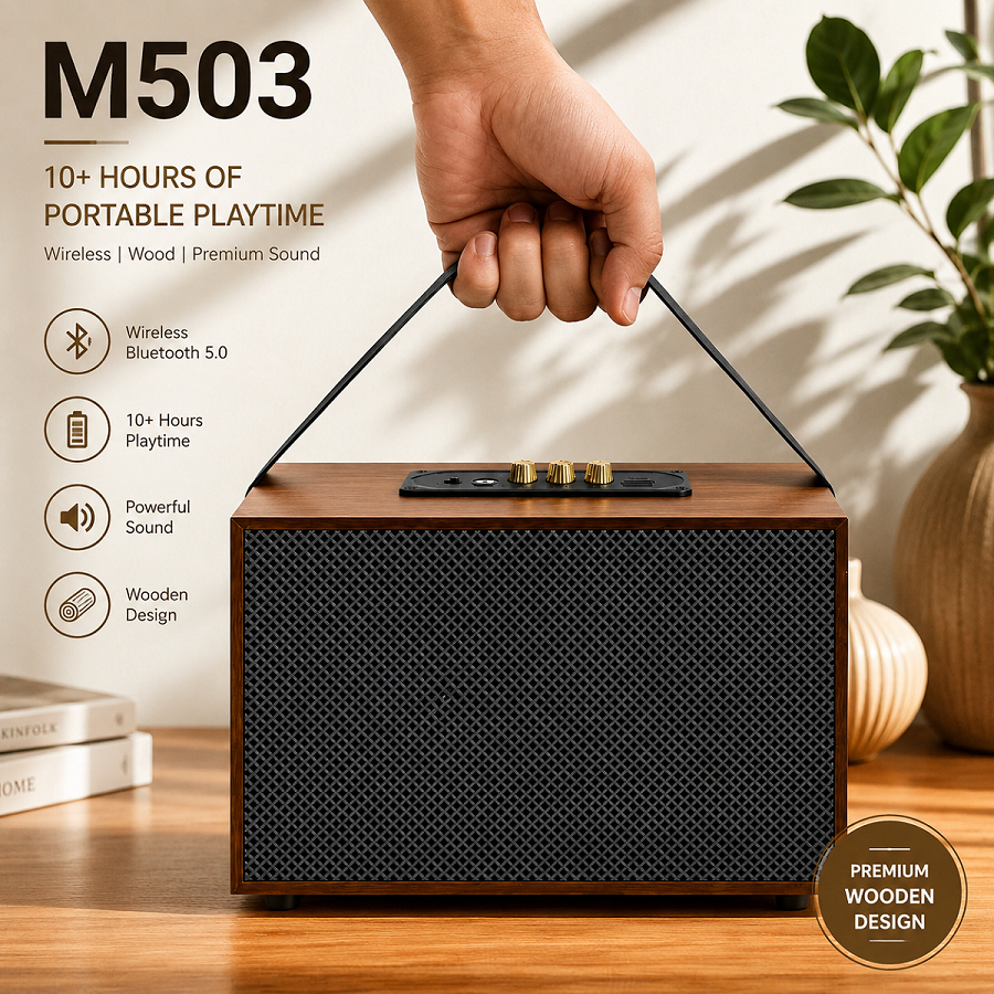 Loa Bluetooth XM-301 Phiên Bản Mới Độc Đáo Không dây,Âm Thanh Đỉnh,Bass Căng