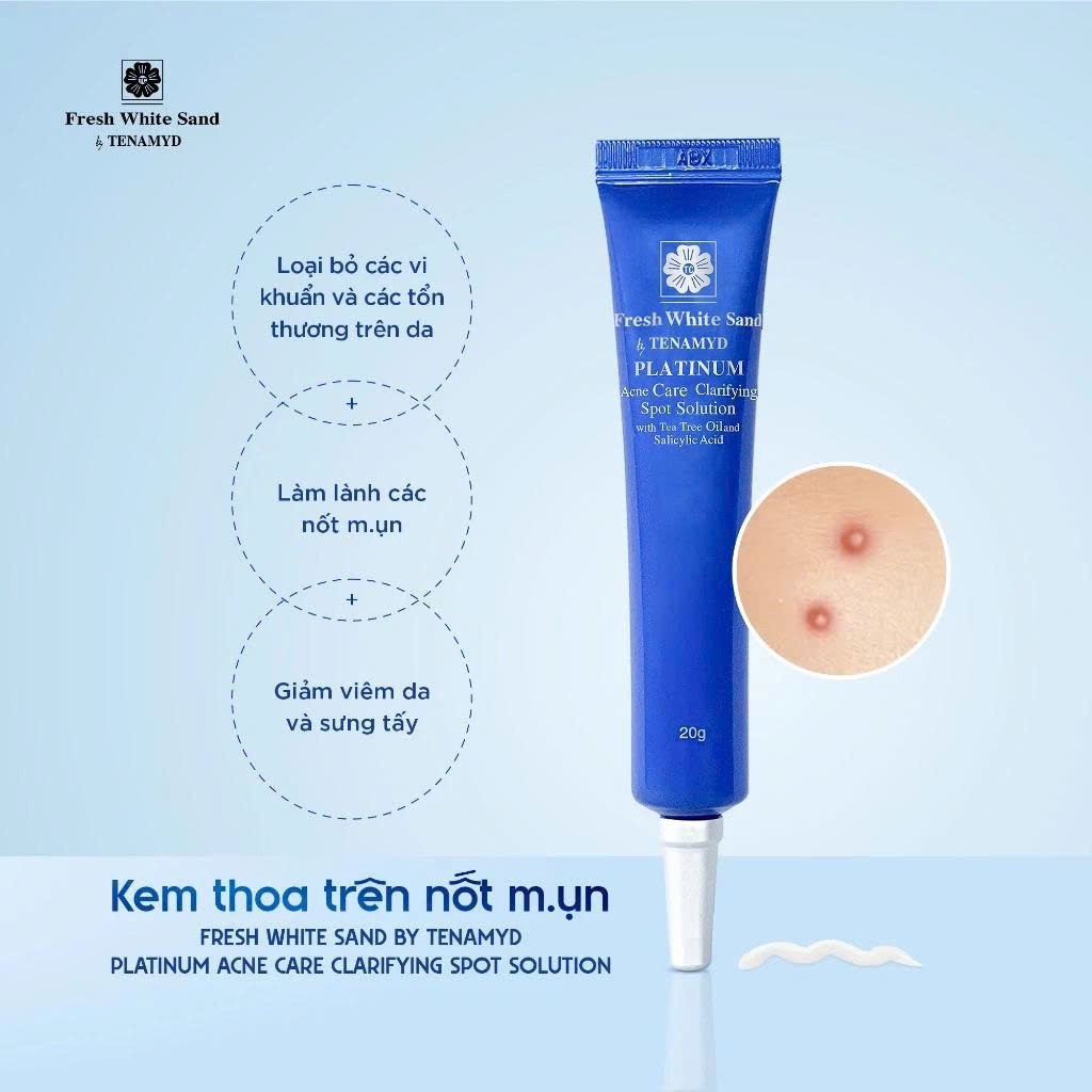 Kem Thoa Nốt Mụn Tenamyd Acne Care Clarifying Spot Solution Giảm Sưng 20g
