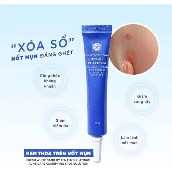 Kem Thoa Nốt Mụn Tenamyd Acne Care Clarifying Spot Solution Giảm Sưng 20g
