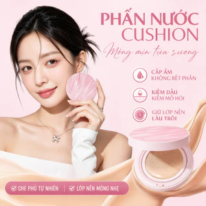Phấn nước cushio,giữ trang lâu,chống trôi trang,che khuyết,kiểm dầu,dưỡng ẩm,2 màu