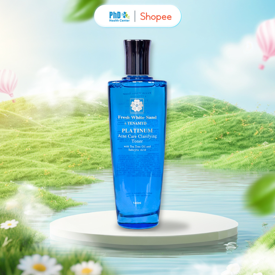 Nước Dưỡng Dành Cho Da Dầu Mụn Tenamyd Platinum Acne Care Clarifying 140ml - Toner Cân Bằng Da