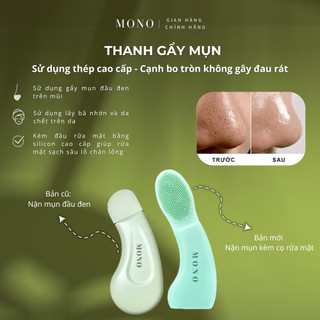 [CAO CẤP] CÂY NẶN MỤN ĐẦU ĐEN BÃ NHỜN & CỌ RỬA MẶT MONO - GIÚP ĐẨY MỤN ĐẦU ĐEN NHẸ NHÀNG KHÔNG ĐAU RÁT