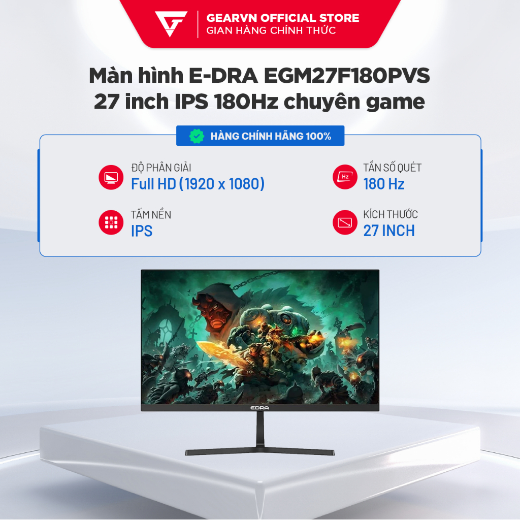 Màn hình gaming E-DRA EGM27F180PVS
