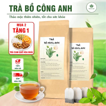 Trà bồ công anh 30 túi lọc, combo trà, bịch 30 tép x 3g - Miha Tea
