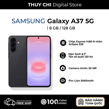 Điện Thoại Samsung Galaxy A37 5G 8GB/128GB - Hàng Chính Hãng Samsung Việt Nam
