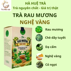 Trà (Mua 2 + tặng 1) Cây rau Mương - Nghệ Vàng hộp 40 túi lọc, tốt cho Dạ Dày, Trào Ngược