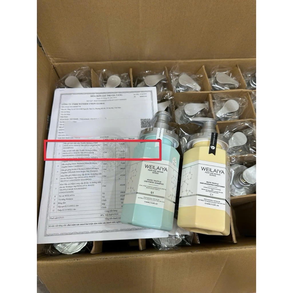 Bộ Dầu gội xả phục hồi đa tầng nấm Truffle Weilaiya. Phục hồi tóc khô xơ hư tổn