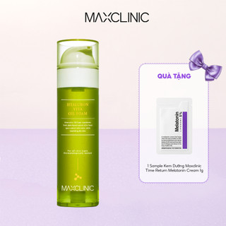 Dầu Rửa Mặt Tạo Bọt Sạch Sâu Cấp Ẩm Maxclinic Hyaluron Vita Oil Foam Cleaser 110g/ 310g