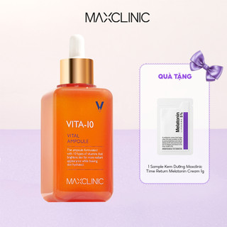 Tinh Chất Dưỡng Sáng Mờ Thâm Maxclinic Vita-10 Vital Ampoule 100ml