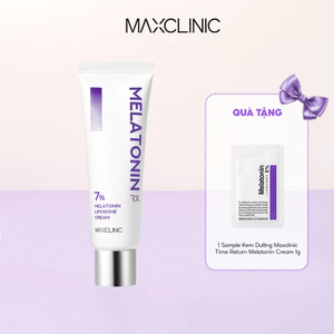 Kem Dưỡng Hỗ Trợ Làm Sáng Và Cải Thiện Nếp Nhăn 7% Melatonin Liposome Maxclinic Melatoninshot Cream 50ml