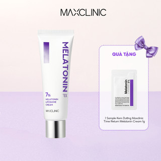 Kem Dưỡng Hỗ Trợ Làm Sáng Và Cải Thiện Nếp Nhăn 7% Melatonin Liposome Maxclinic Melatoninshot Cream 50ml