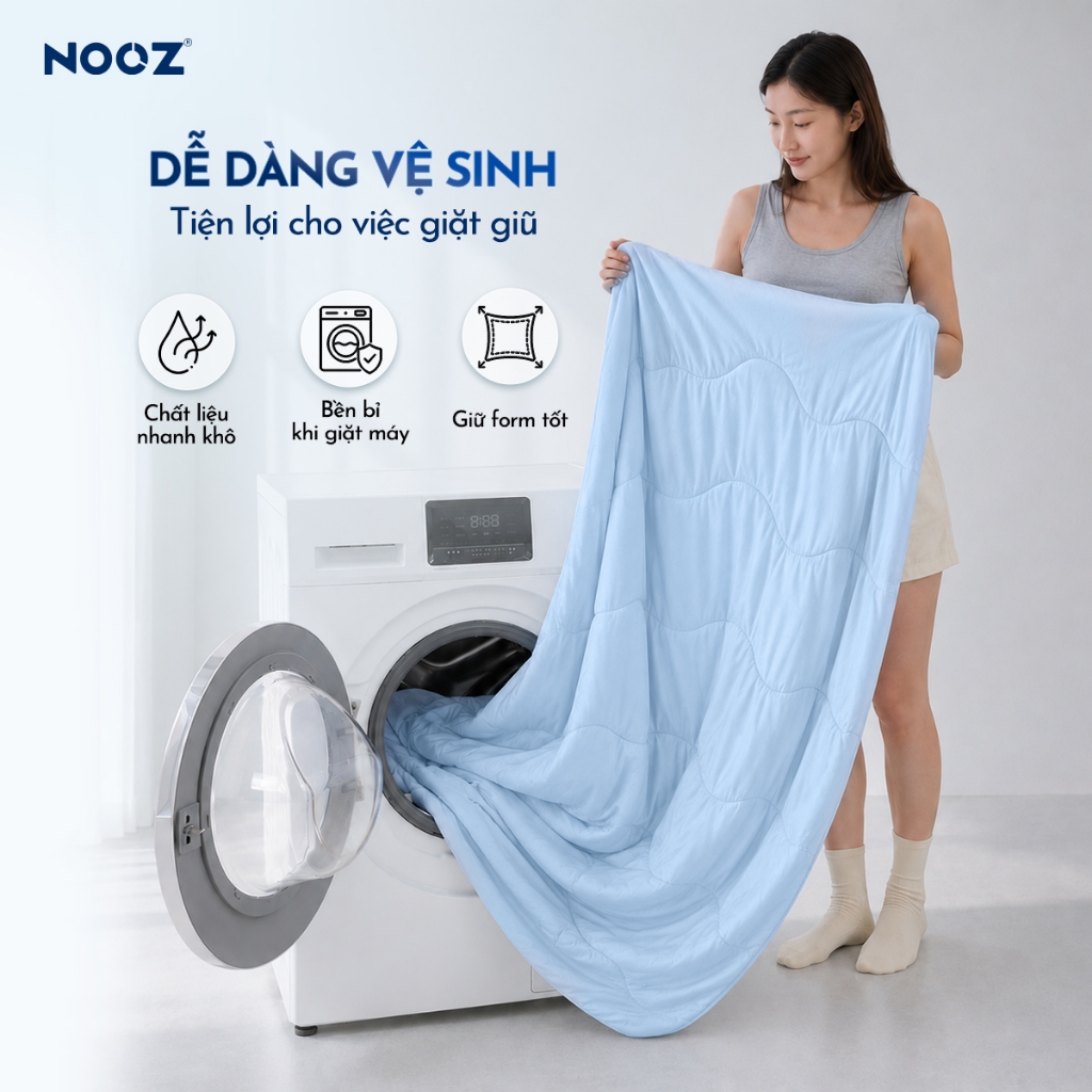 Chăn Lạnh NOOZ Icesilk N4 Mền Điều Hoà Lõi Bông Mỏng Nhẹ Vải Mát Lạnh NOOZ Home Goods Bedding | BigBuy360 - bigbuy360.vn