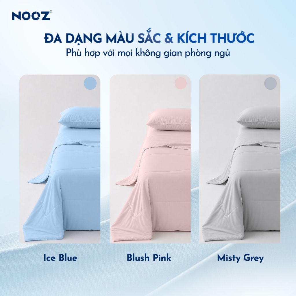 Chăn Lạnh NOOZ Icesilk N4 Mền Điều Hoà Lõi Bông Mỏng Nhẹ Vải Mát Lạnh NOOZ Home Goods Bedding | BigBuy360 - bigbuy360.vn