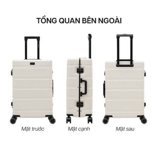 [⚡️SIÊU PHẨM MỚI] Vali Khoá Khung MIAvn Larita FREM - Size 20/24/28, Chất Liệu PC/ABS Cao Cấp, Khóa Khung Số TSA Bảo Mật