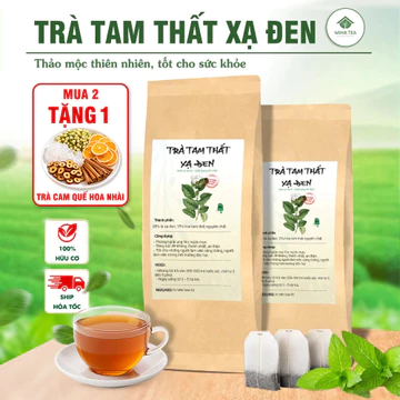 Trà tam thất xạ đen ôn định đường huyết, combo trà, gói 30 túi lọc - MIHA Tea