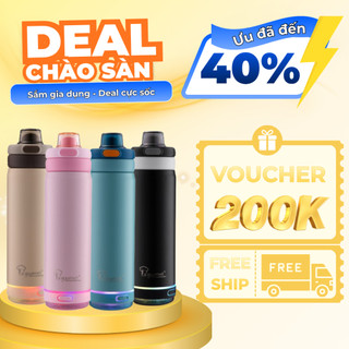 Bình giữ nhiệt La gourmet Hydrotune 500ml tích hợp loa Bluetooth, đèn LED theo nhạc, chống nước