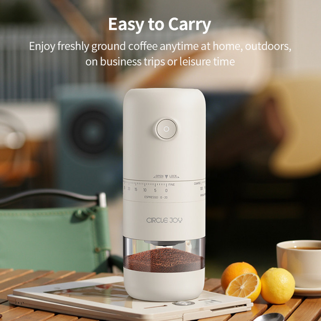 Circle Joy Ultra Máy Xay Cà Phê Điện 100 Mức Xay Burr Gốm Type-C Pin 1800mAh | BigBuy360 - bigbuy360.vn