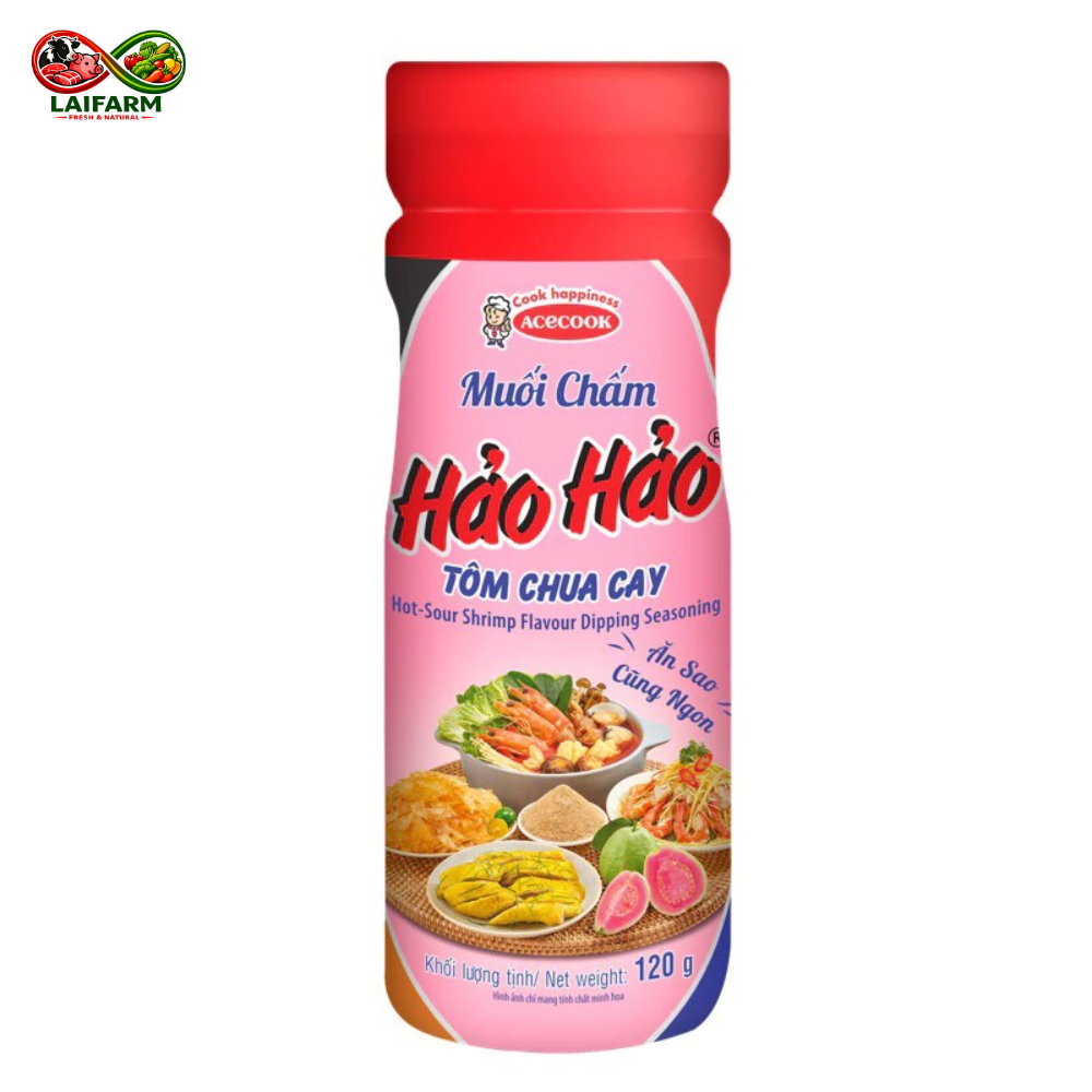[Laifarm] Combo 6 lọ Muối Chấm Hảo Hảo 120gr