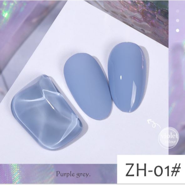 Sơn gel AS chọn lẻ chai 6 màu tím khói ZH