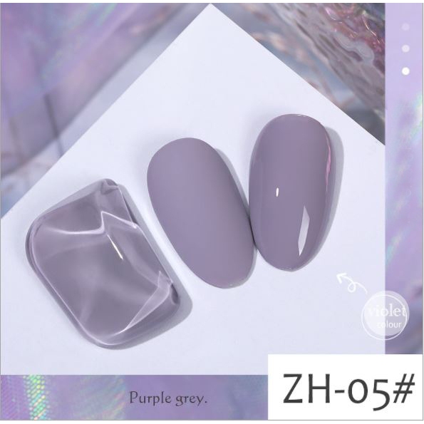 Sơn gel AS chọn lẻ chai 6 màu tím khói ZH